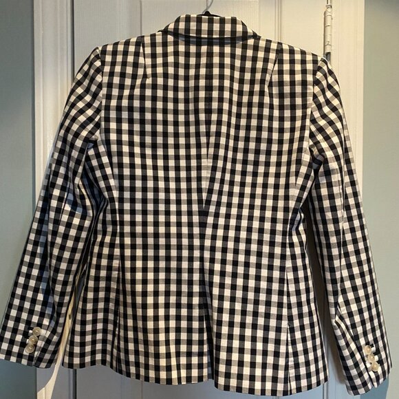 Banana Republic Gingham Blazer – Size 4P - Picture 5 of 6